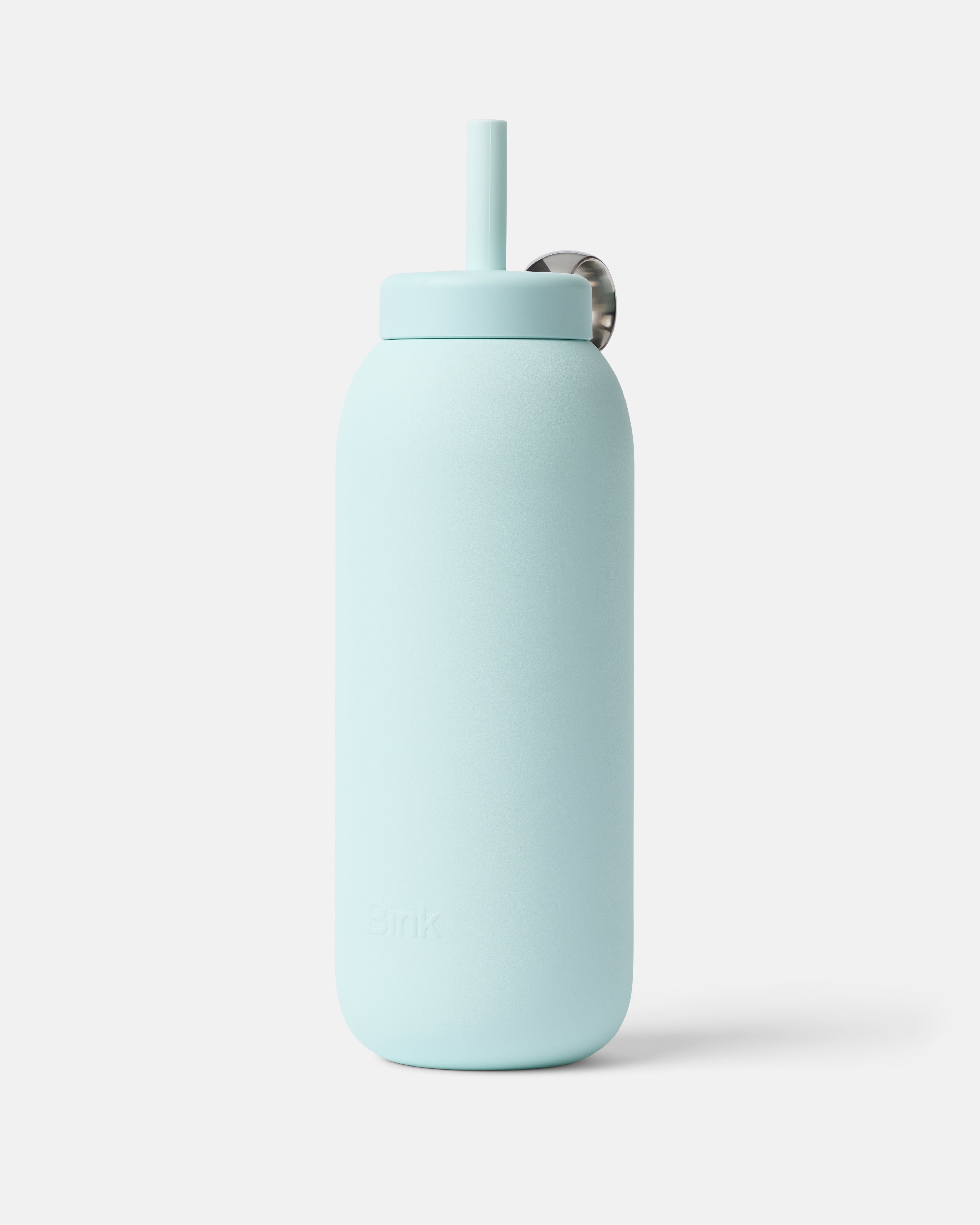 Stainless Straw Cap 32oz Celeste